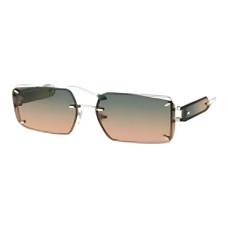 BVLGARI Subject To Official Website Irregular Shape Sunglasses Women's Gold