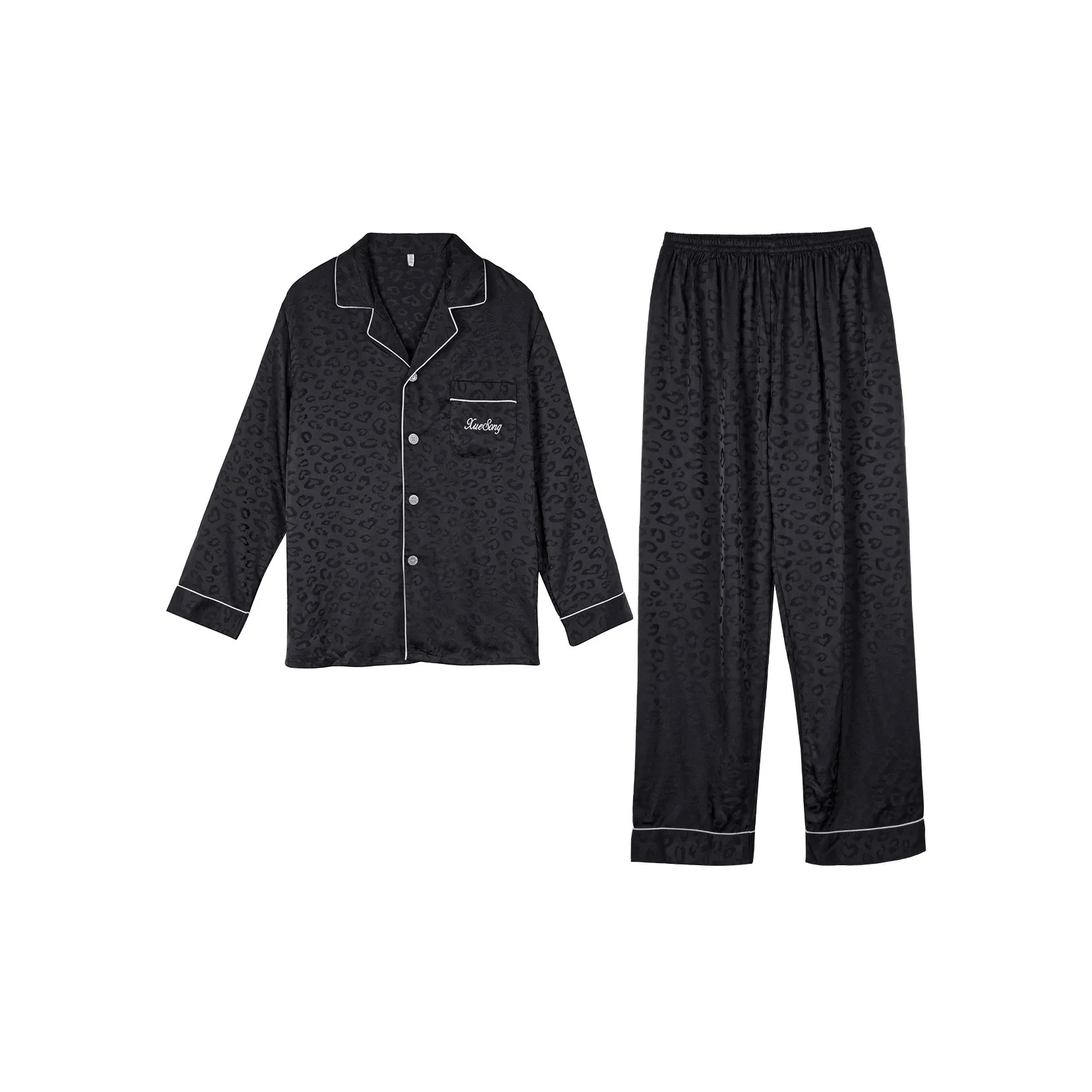 Flowers In Water Pajama Set Men's