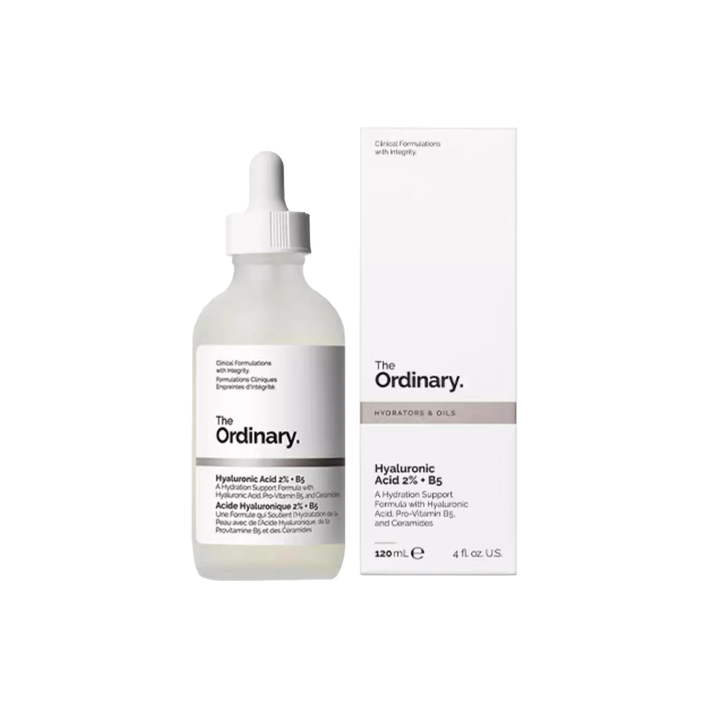 The Ordinary 2% Гиалуроновая кислота B5 Сыворотка Увлажняет и Увлажняет 2,0 Upgrade 120 мл