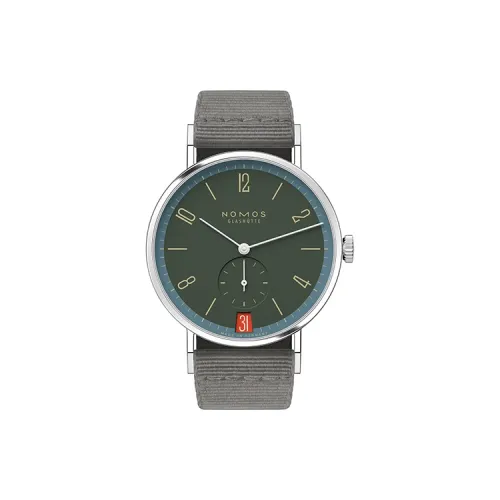 NOMOS Ручной Механический Movement Унисекс Часы 37,5 мм Зеленые