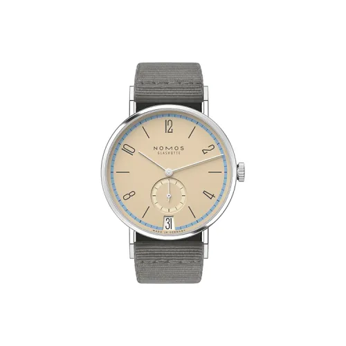 NOMOS Ручной Механический Movement Унисекс Часы 37,5 мм Желтые