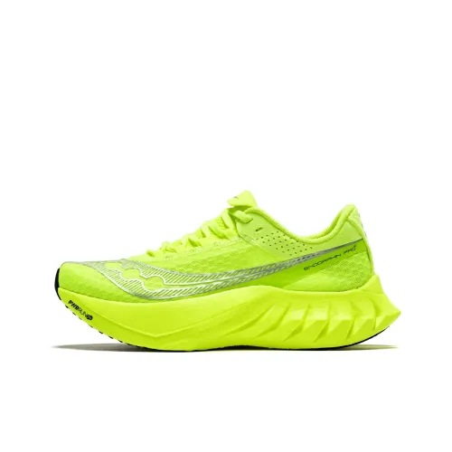Saucony Endorphin Pro 4 Беговые кроссовки Низкие Зеленые Серебристые Женские