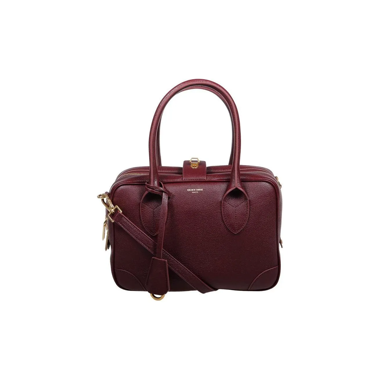 Golden Goose Deluxe Brand Rectangular Logo Printed Tote Bag