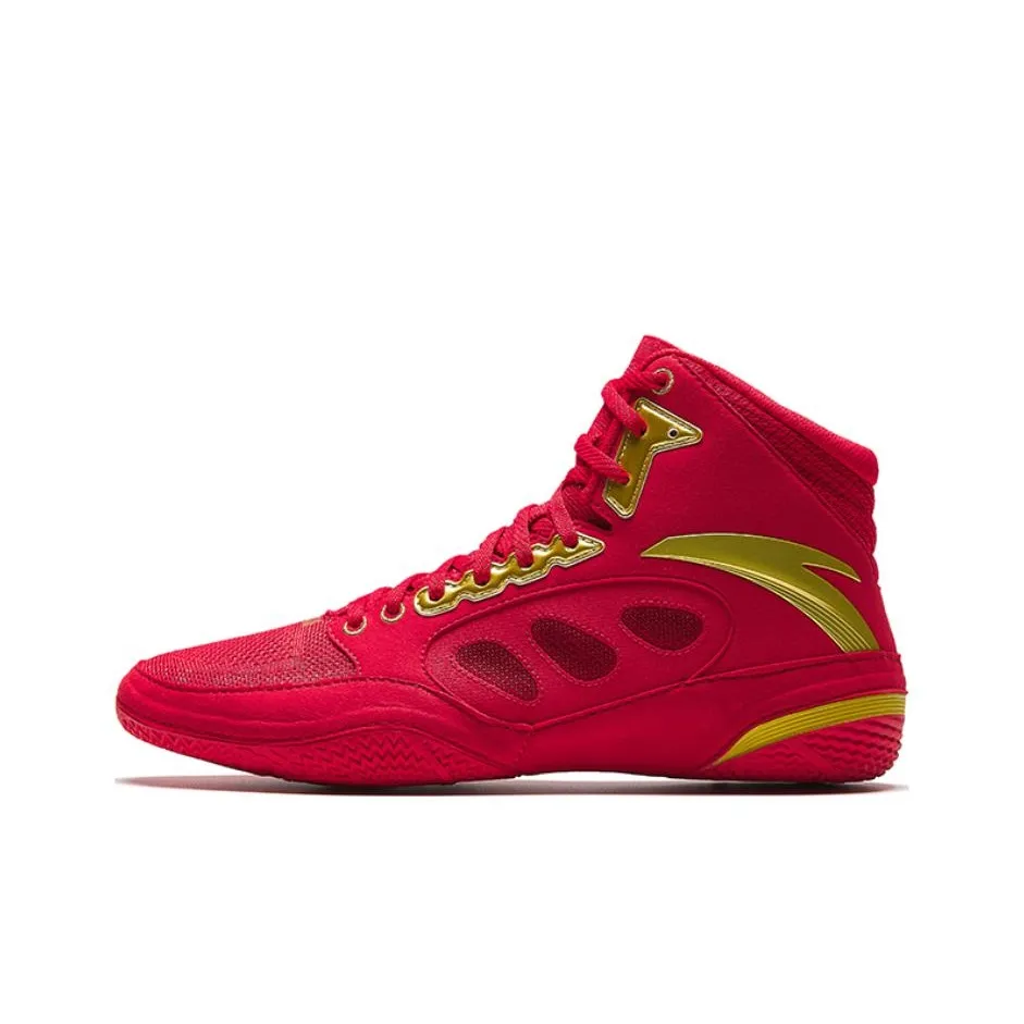 ANTA Противоскользящие Высокие Кроссовки для Тренировок Мужские Красные