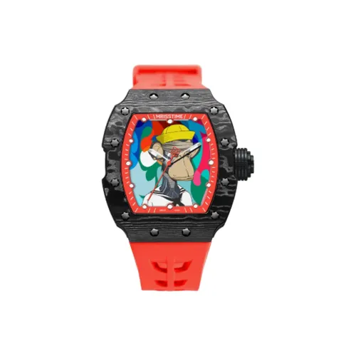 Mx Автоматический Механический Movement Унисекс Часы 41mm*47mm Красные