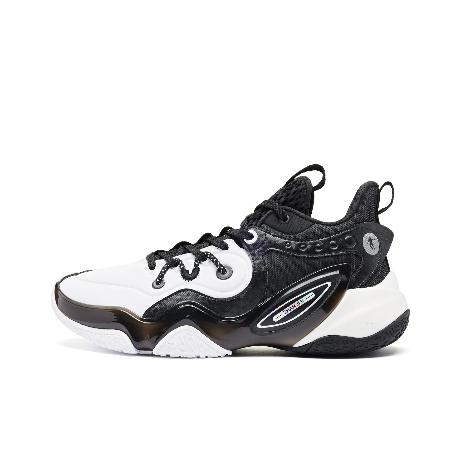 QIAODAN Battle Blade 6TEAM Амортизаторы Slip-resistant Низкие Баскетбольные Кроссовки Мужские Jordan Белые