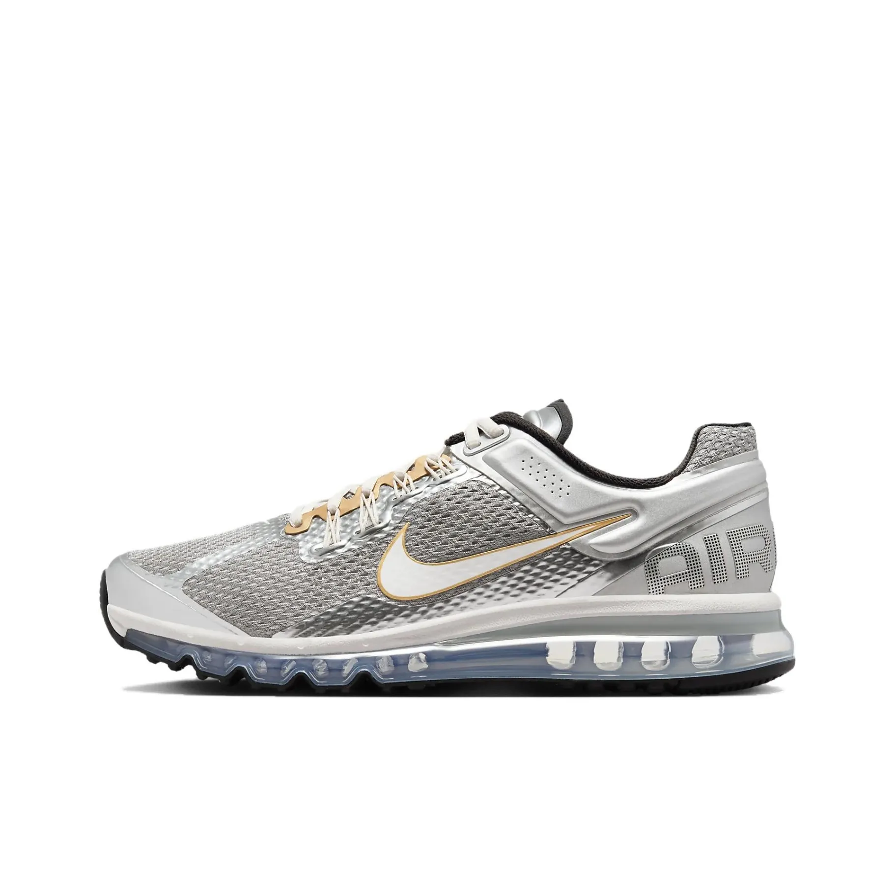 Nike Air Max 2013 противоскользящий устойчивый к истиранию дышащий низкий топ повседневная беговая обувь мужская серебряная