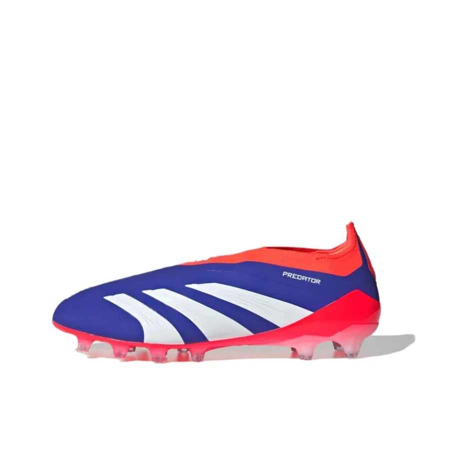 Adidas Predator Elite Laceless Artificial Ground Lucid Blue Cloud White Solar Red