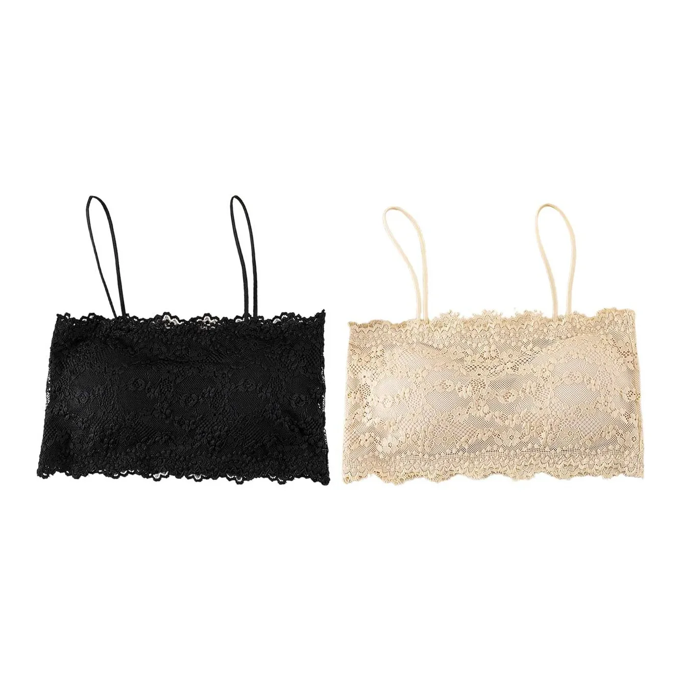 Flowers in water Без бретелей Бюстгальтер Женский 2 упаковки