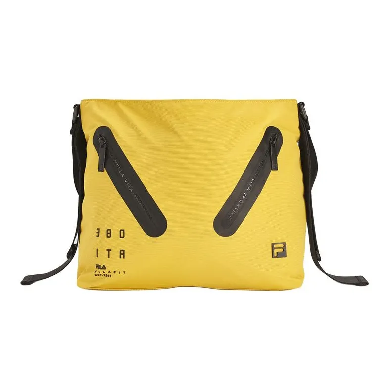 FILA Fabric Crossbody Bag, Shoulder Bag Unisex Coconut Cold Yellow
