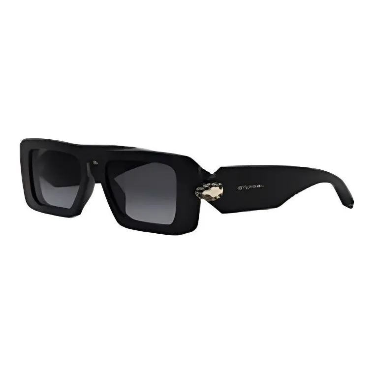 BVLGARI Subject To Official Website Irregular Shape Sunglasses Women's Black
