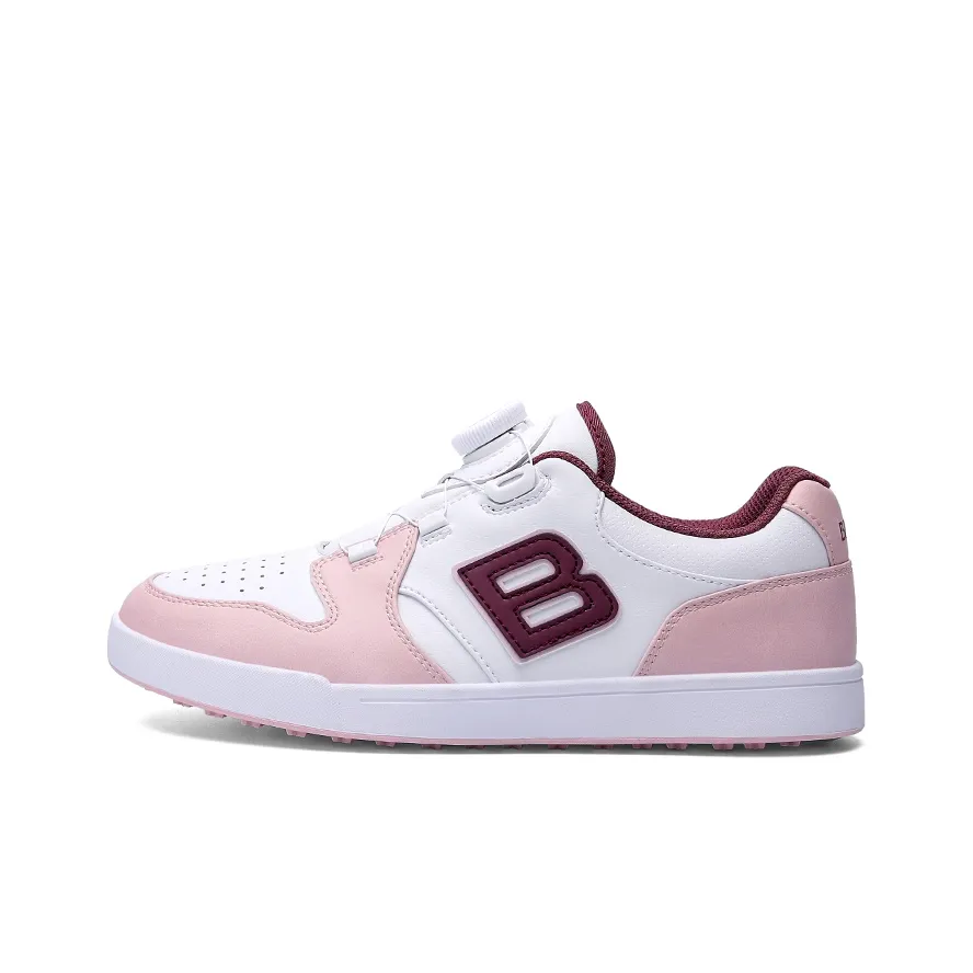 Birdie Cushioning Wear-Resistant Lightweight Rebound Low-Top Golf Shoes Women's White Pink
