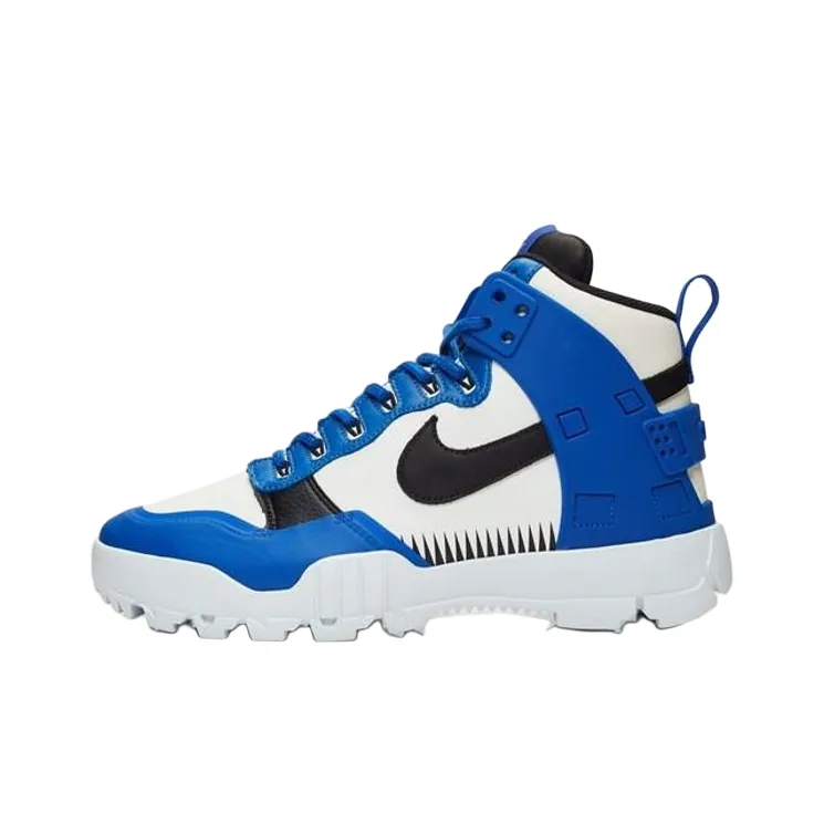 Nike SFB Jungle Dunk Белый MID Топ Винтажные баскетбольные кроссовки Мужской Белый Черный Синий