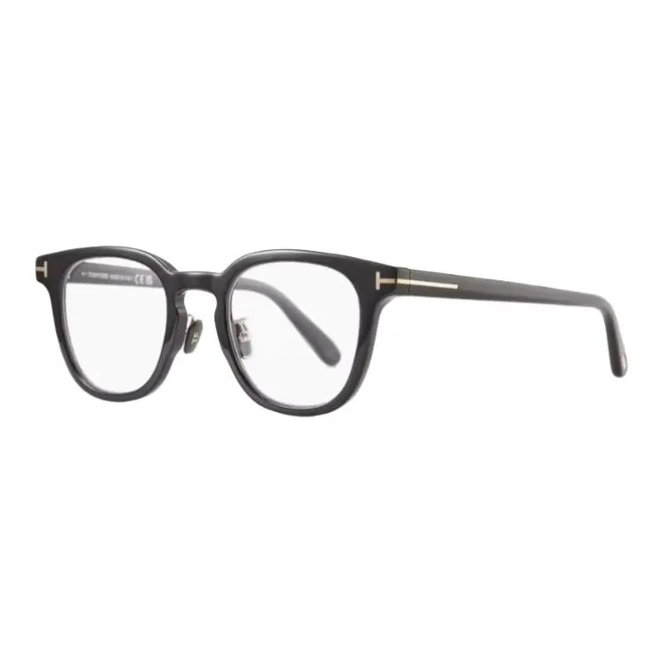 TOM FORD Plate Frame Oval Eyeglass Frames Unisex Multicolor