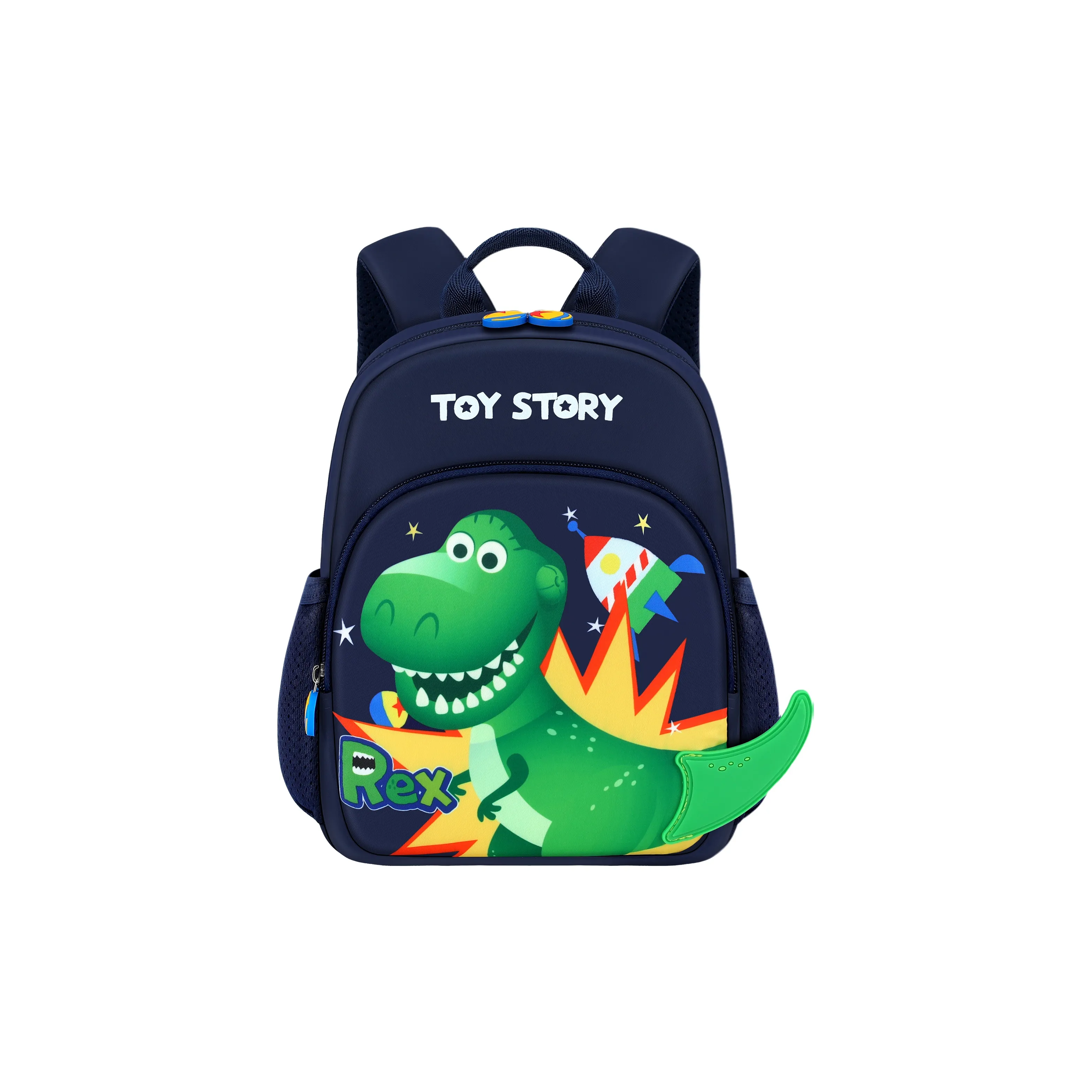 Disney Toy Story Series Полиэстер Двойной Плечевой Студенческий Рюкзак Стандартный Детский Темно-Синий