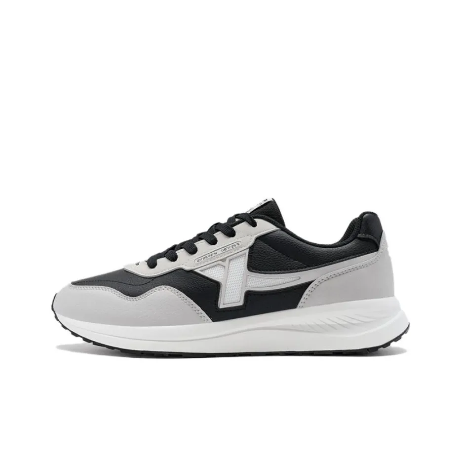 XTEP Cushioning Wear Resistant Low Top Casual Shoes Men's Black Gray