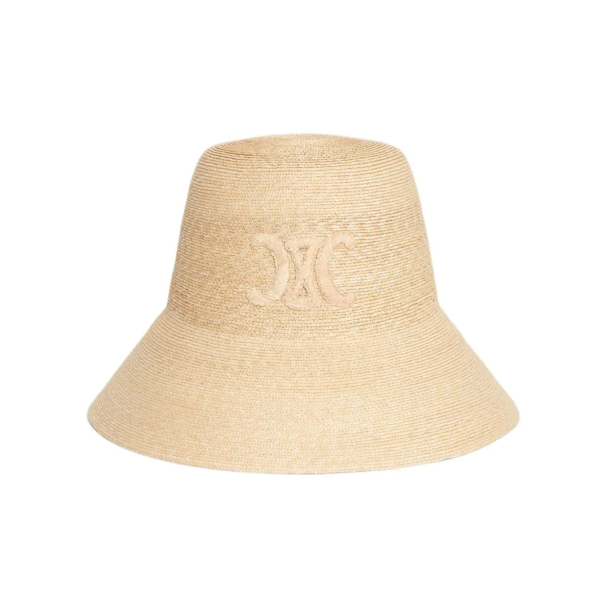 CELINE Triomphe Cloche Hat In Straw
