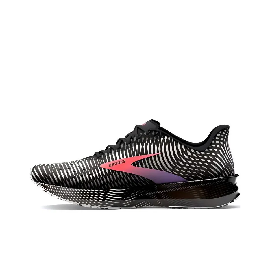 Brooks Hyperion Tempo Cushioning, Wear Resistant Low Top Casual Running Shoes Women's Black White
