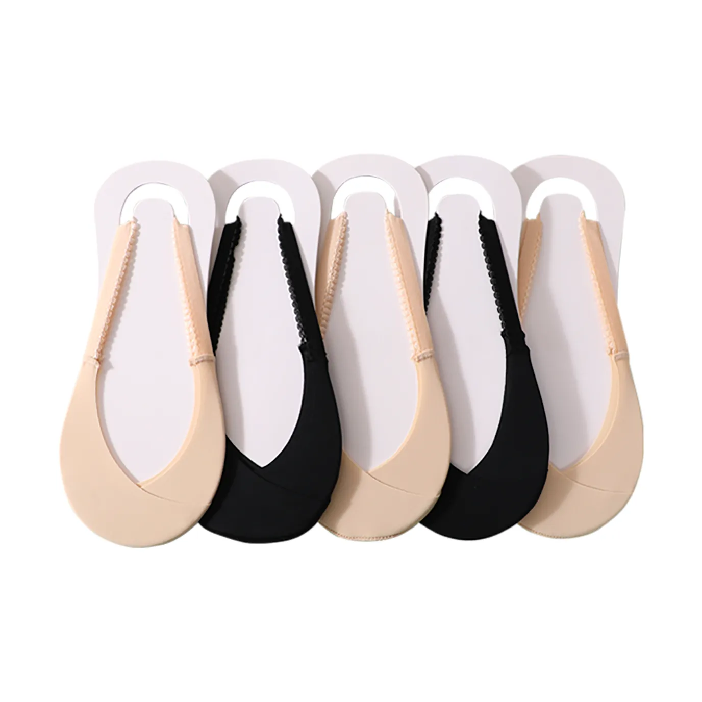 ROMANTIC·SPRING No Show Socks Women's 5 Pack
