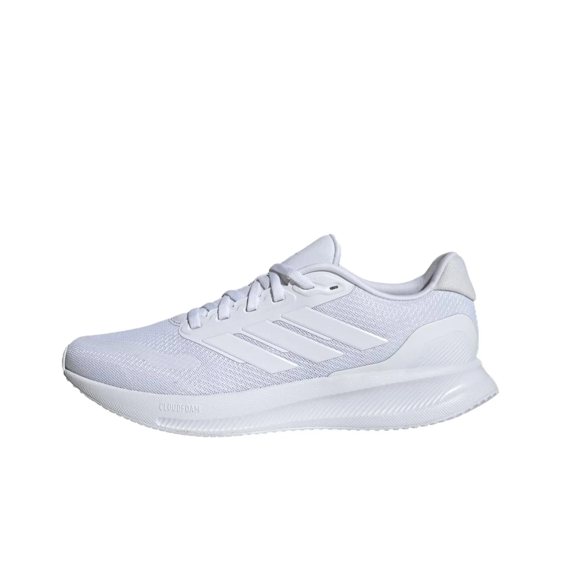 Adidas Runfalcon 5,0 Slip-resistant Abrasion-resistant Low Top Casual Running Shoes Men's White Adidas Runfalcon 5,0 Противоскользящий Устойчивый к истиранию Низкий Топ Повседневные Беговые Кроссовки Мужские Белые
