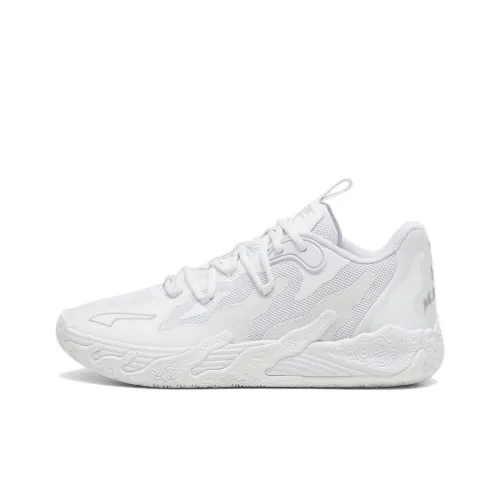 PUMA MB.03 Баскетбольные кроссовки Низкие Белые Унисекс