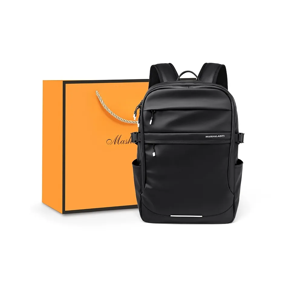 MashaLanti ПУ (полиуретан) Путешественная сумка Рюкзак Стандартный Унисекс Черный