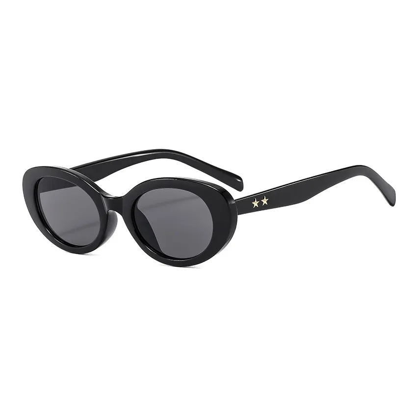 NOME PC Oval Sunglasses Unisex Black Pink White Tea Brown