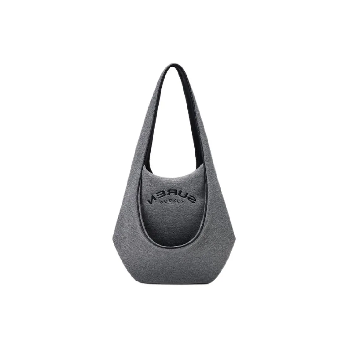 SUREN Memory Foam Tote Bag, Shopping Bag, Handbag, Shoulder Bag Large Size Women's Sky Gray