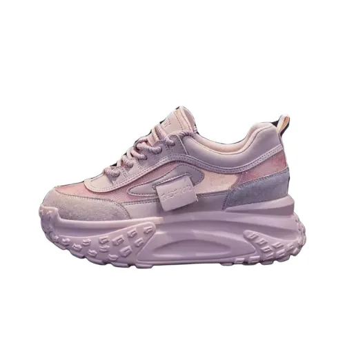 YGK Толстоподошвенные кроссовки Low Top Розовые Женские