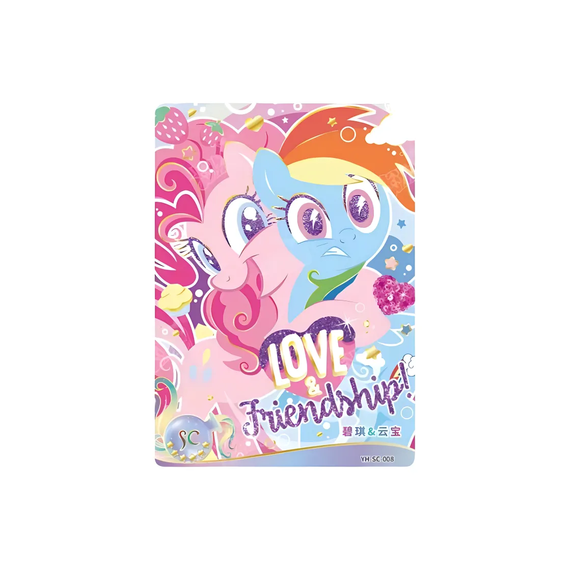 KAYOU My Little Pony Card Radiant Moon Пачка 3rd Bullet Pinkie Rainbow Dash YH SC 008 IP Аниме Карточки 1 шт