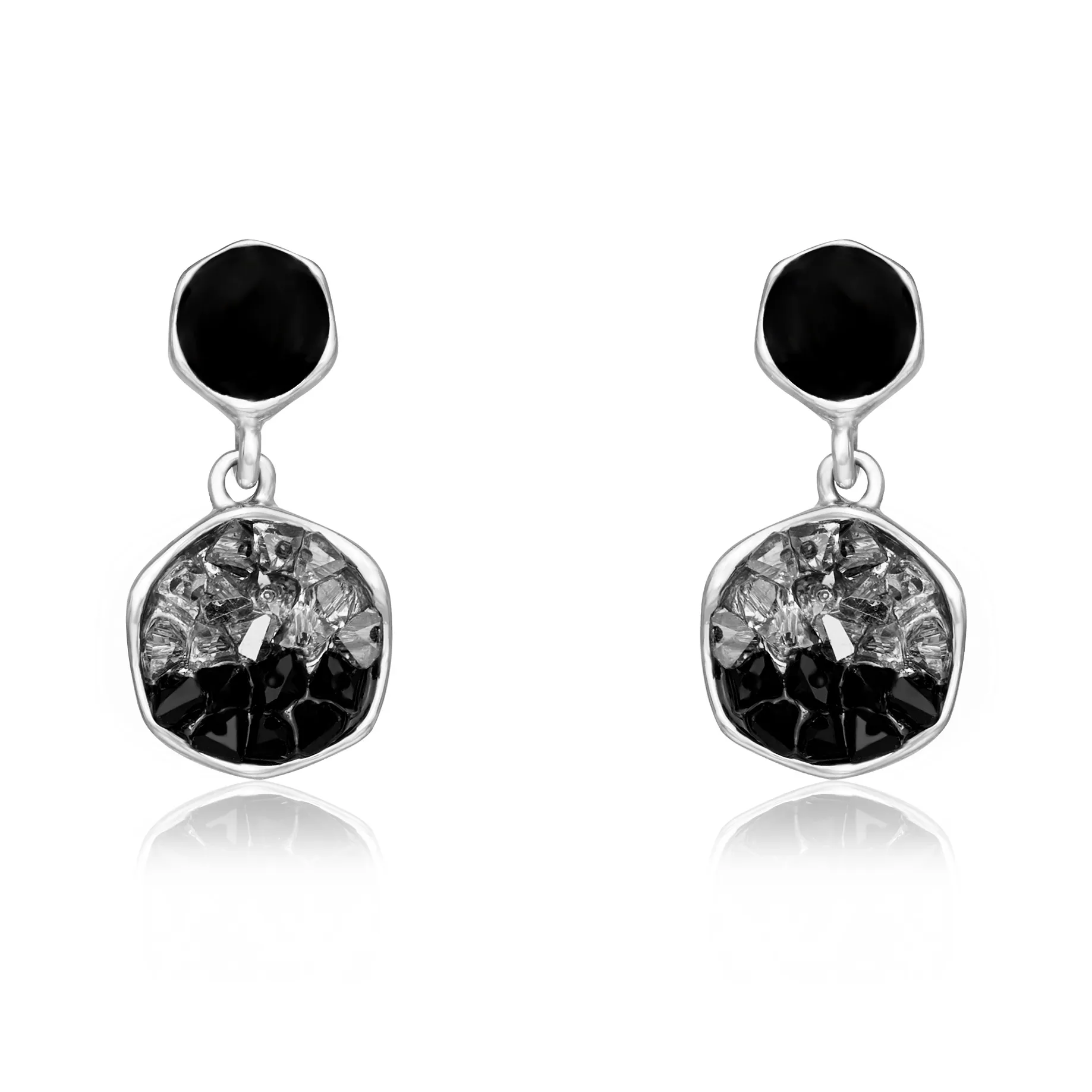 Anxious Сплав Серьги Женские Черный