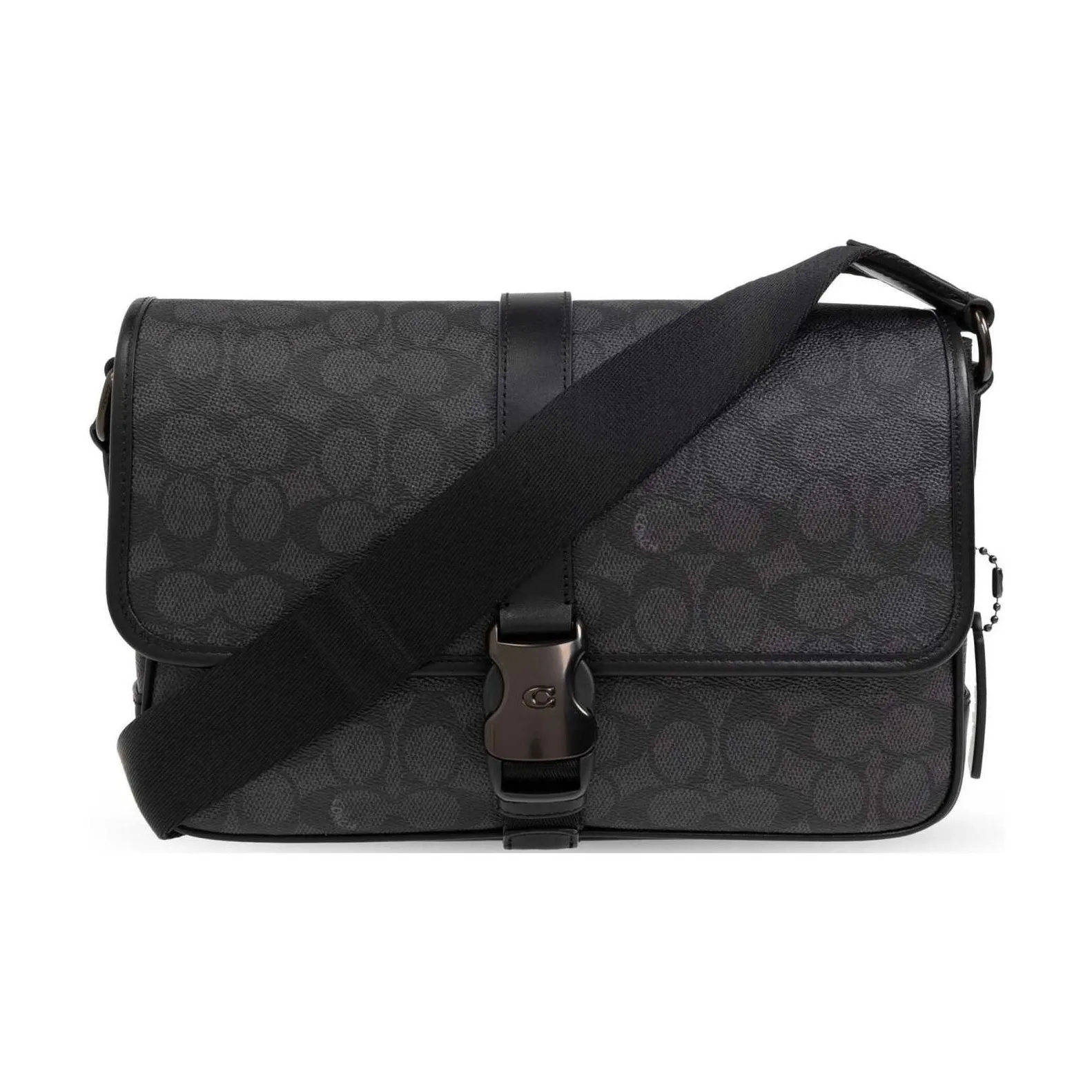 COACH Logo-printed Flap Shoulder Bag