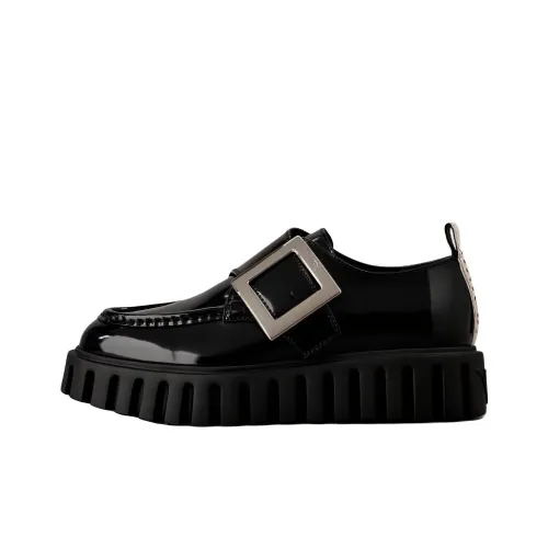 Roger Vivier Мужские повседневные туфли Low Top Черные Мужские