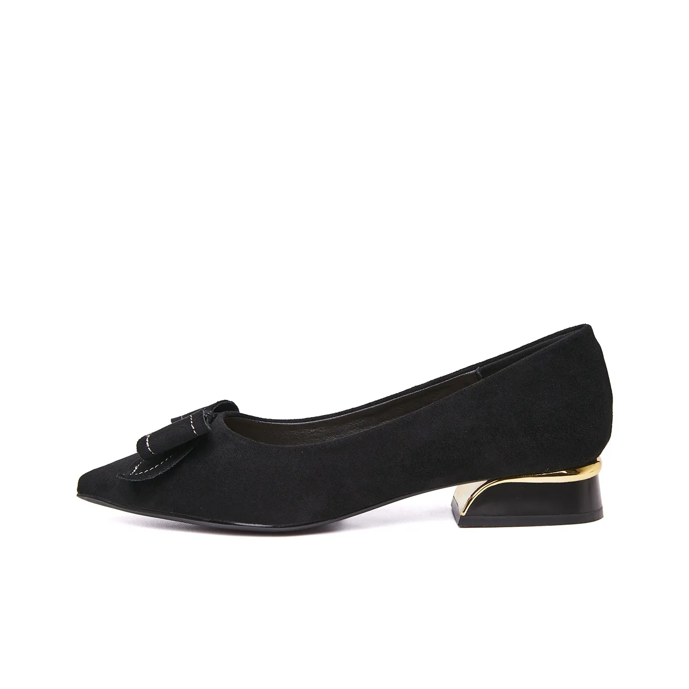 FOXER Маленький кожаный ботинок On French Vintage Элегантность Мягкий Элегантный Премиум Женские повседневные туфли Женские Черный