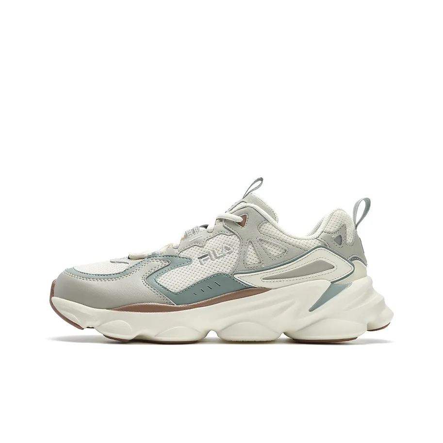 FILA Низкий топ Повседневная обувь Мужская Винтажный белый Пеликан Коричневый