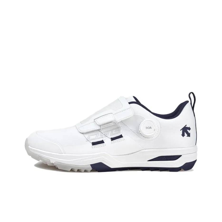DESCENTE Enerzite Golf Shoes Men's Low Top White Blue