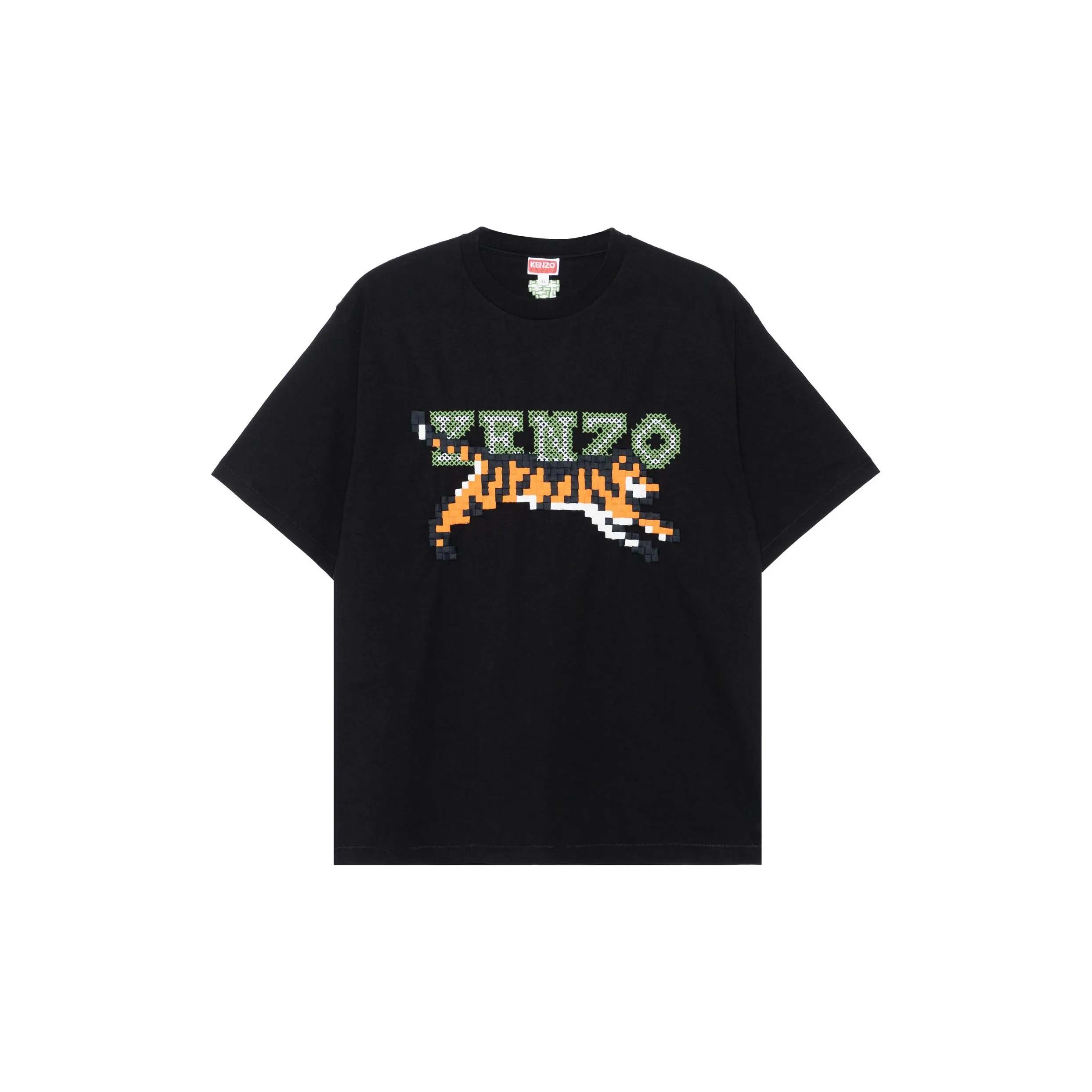 KENZO X Nigo Tiger Pixel Oversized T-Shirt Black