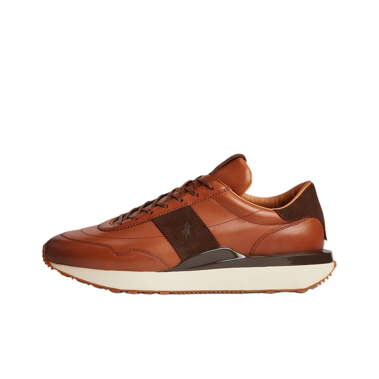 Polo Ralph Lauren Train 89 Low Top Casual Shoes Men's Brown