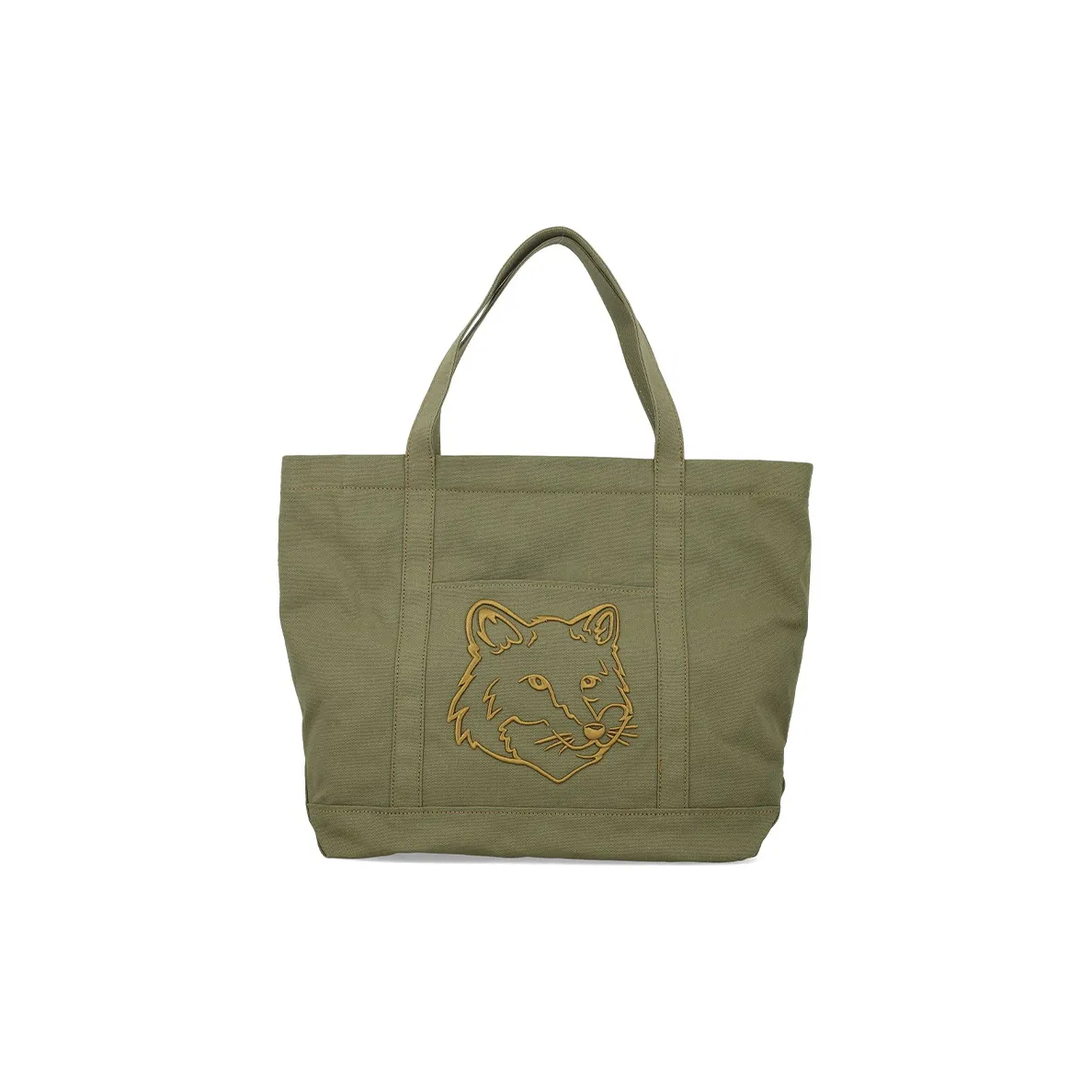 Maison Kitsune Small Fox Head Tote Bag