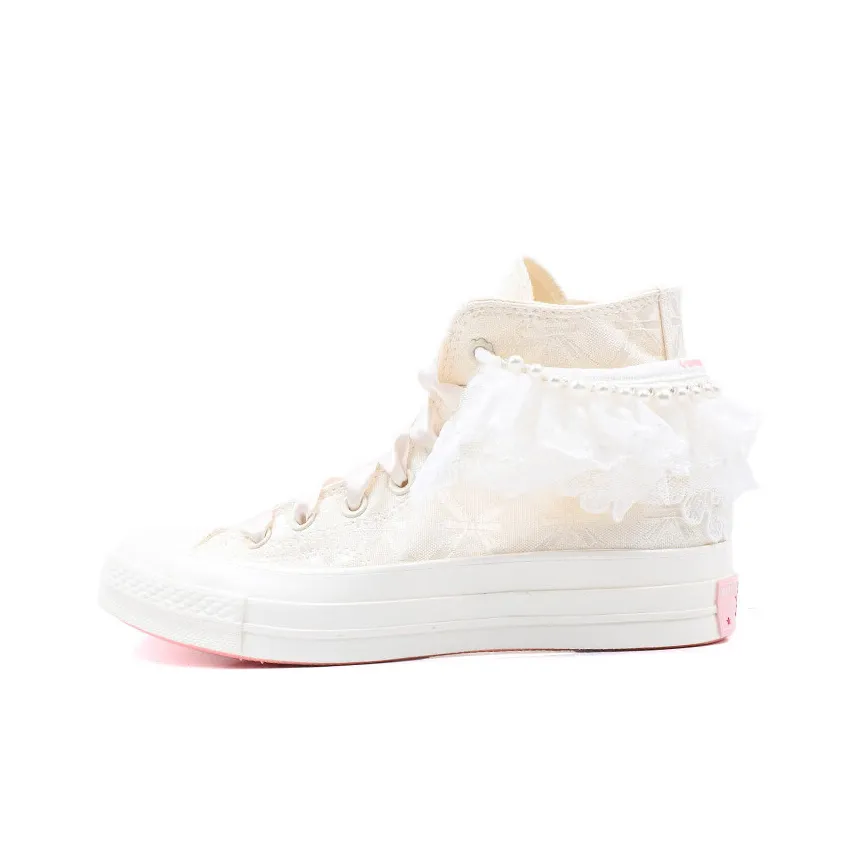 Converse 1970s SNL High-Top Canvas Shoes Unisex Beige