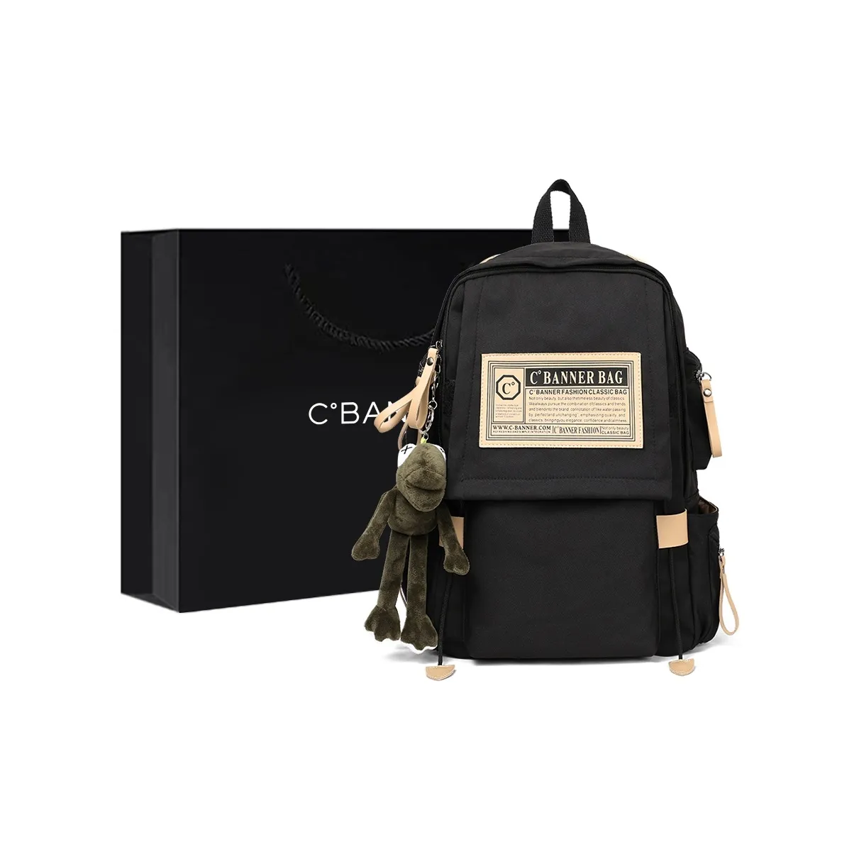 C°BANNER Ткань Рюкзак Большой Унисекс Красный Черный