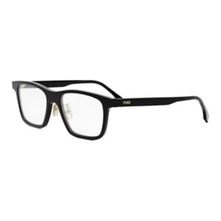 FENDI Прямоугольные Оправы для Очков Мужские Черные