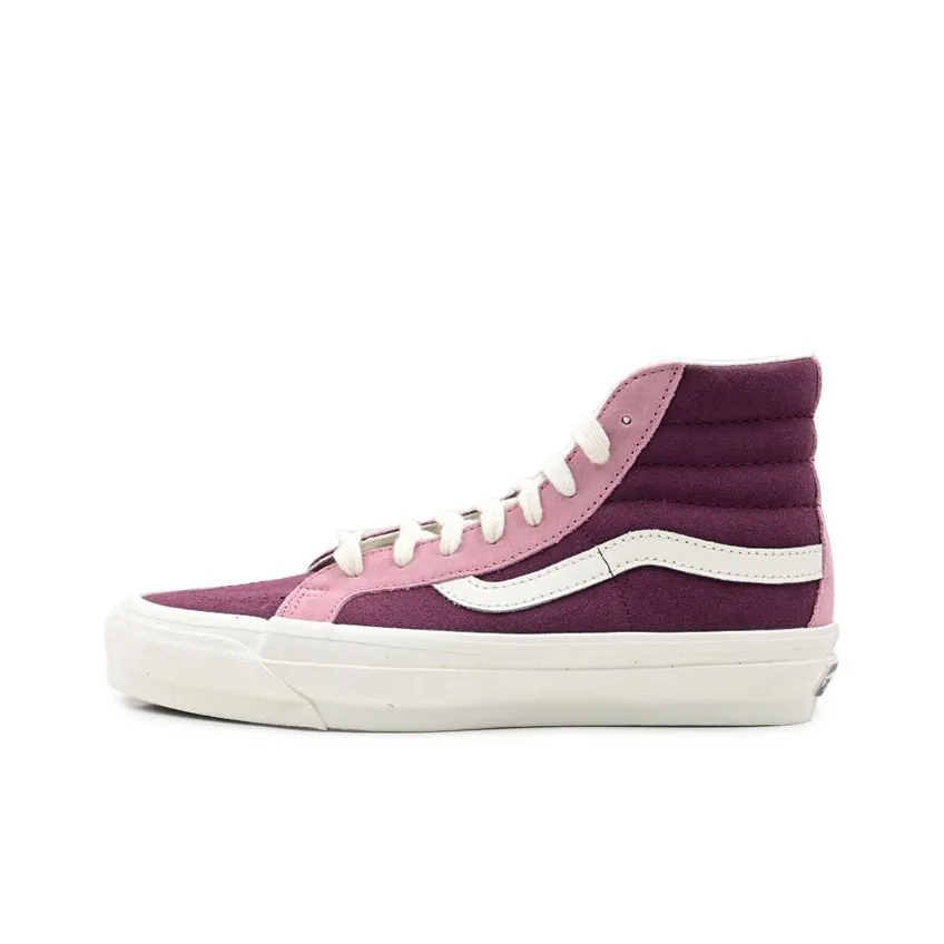 VANS SK8 High Топ Скейтборд Кроссовки Унисекс Розовый Фиолетовый
