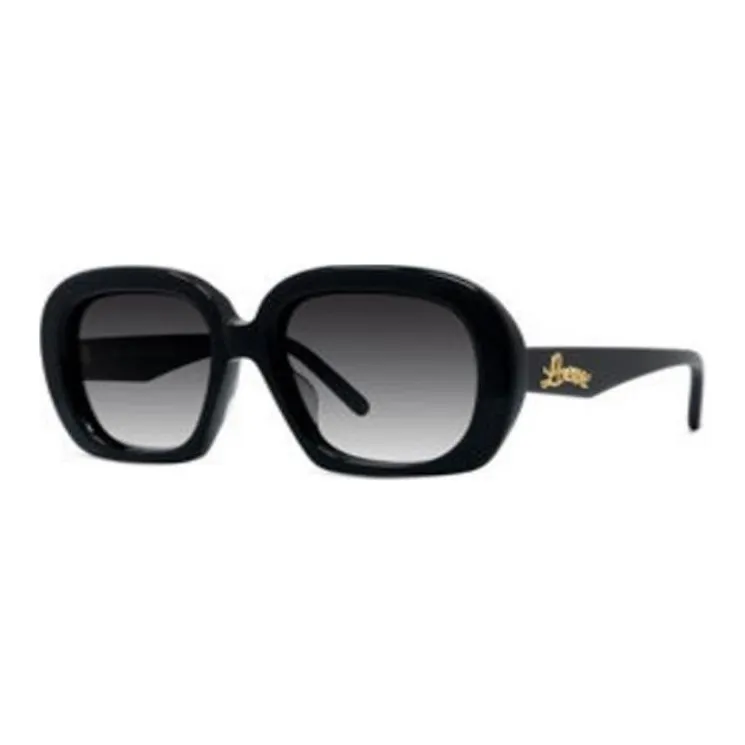 LOEWE Oval Sunglasses Women's Black