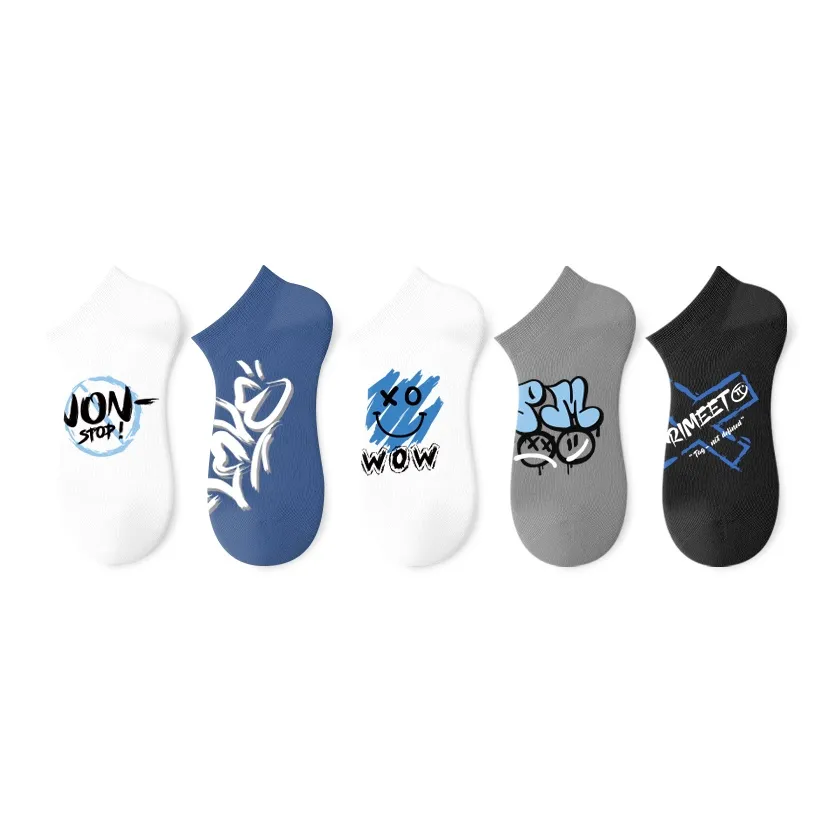 Primeet Ankle Socks Summer Men's 5 Pack