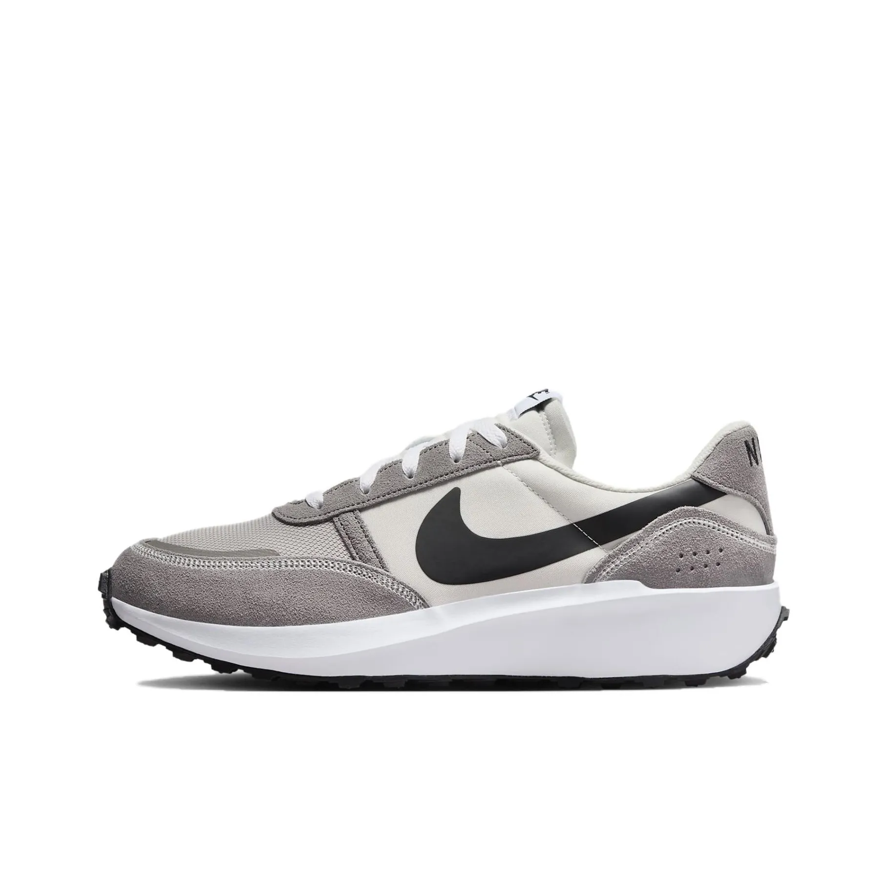 Nike Waffle Nav Phantom Black Flat Pewter White