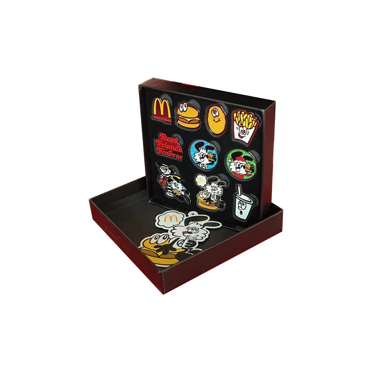 McDonald's x VERDY Mickey Mouse Best Friends Badges