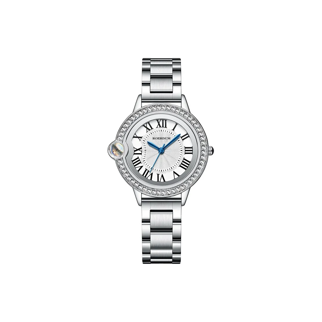 ROERDUM Guardian Goddess Collection Признание в любви Надувные Кварцевый механизм Стальной ремешок Часы Женские часы Белый циферблат