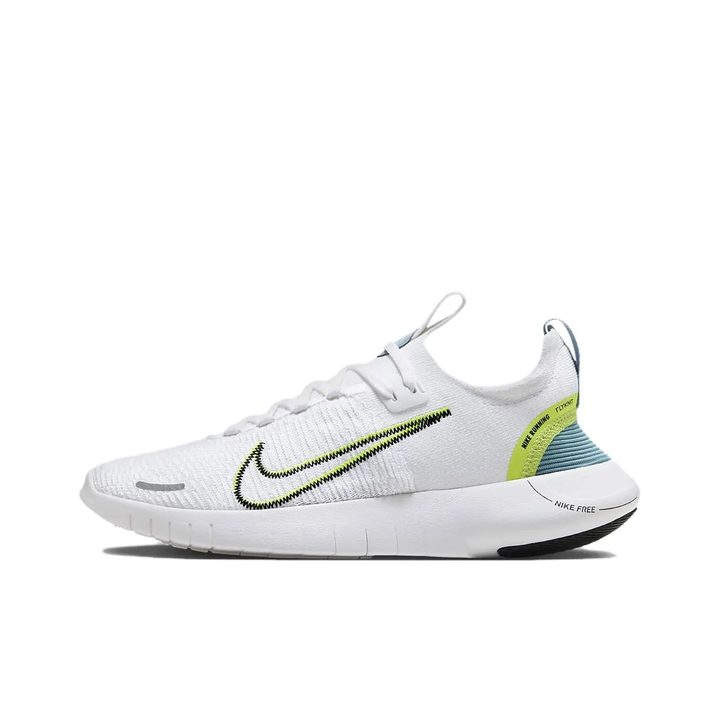 Nike Free RN Next Nature Durable Breathable Low-Top Training Running Shoes Women's White Green