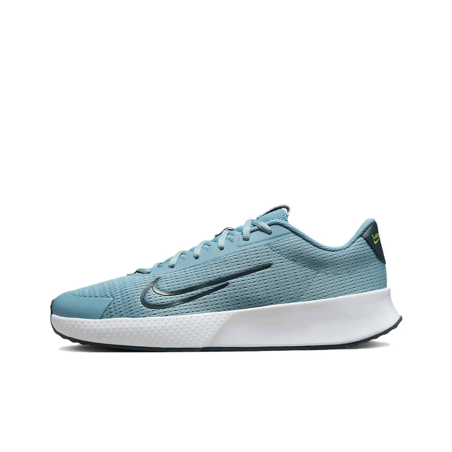 Nike Court Vapor Lite 2 Durable Breathable Low Top Tennis Shoes Men's Blue